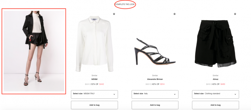 complete the look recommendations Farfetch complete the look recommendations Farfetch